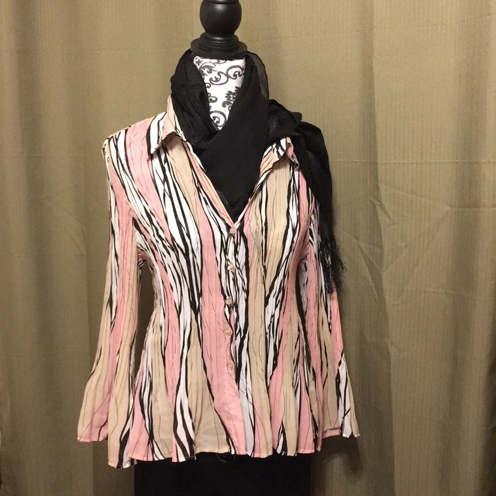 Medium Size Blouse flared sleeves